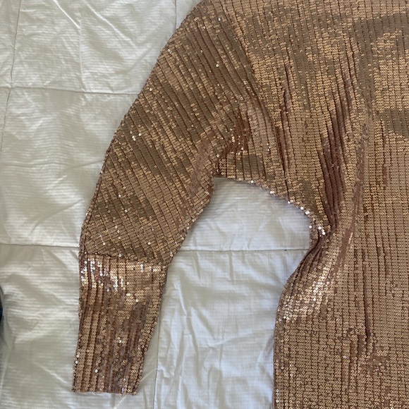 ZARA gold sequin dress - Picture 6 of 10